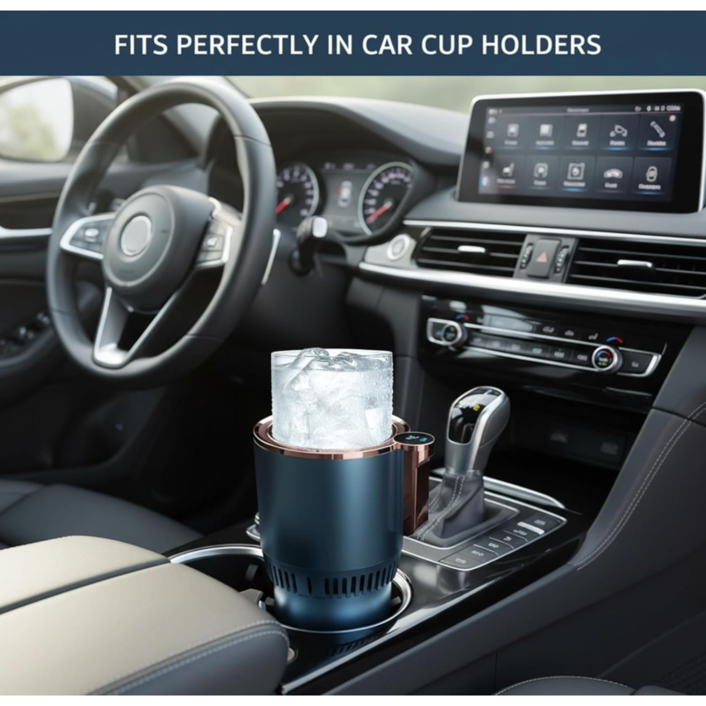 2-in-1 Smart Car Cup Holder - Instant Cooling & Heating