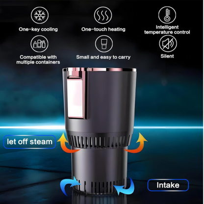 2-in-1 Smart Car Cup Holder - Instant Cooling & Heating