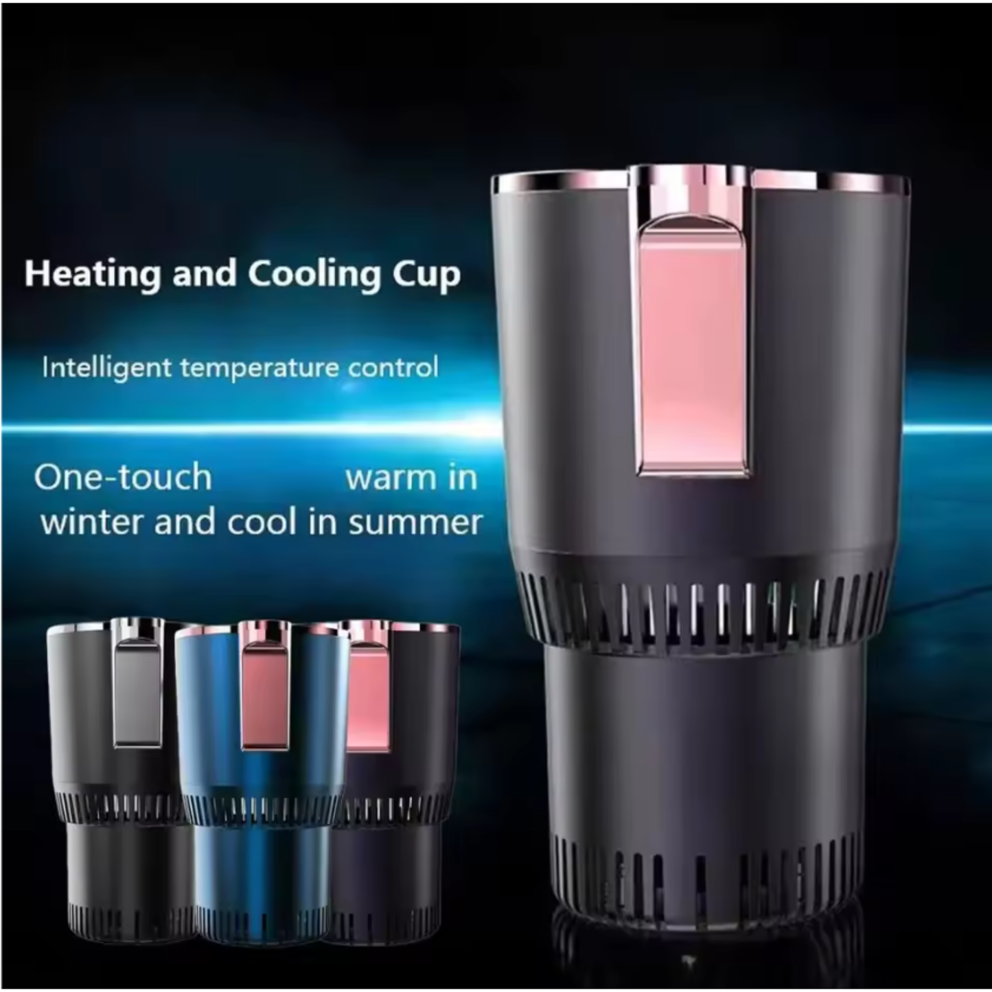 2-in-1 Smart Car Cup Holder - Instant Cooling & Heating
