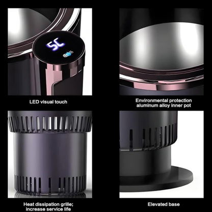2-in-1 Smart Car Cup Holder - Instant Cooling & Heating